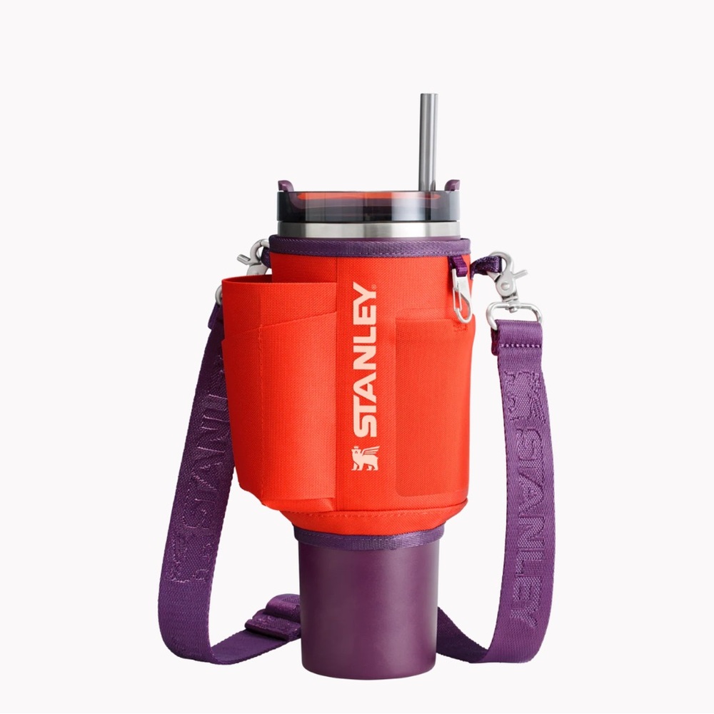 NIB Stanley All Day 40 oz Quencher Carry-All – Tigerlily Plum